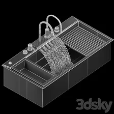 Nano Step Kitchen Sink - Sink - 3D model