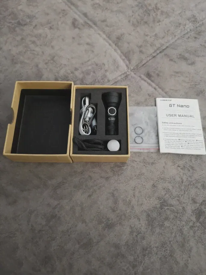 🛍 Фонарик Lumintop GT NANO 10180 с поддержкой аккумулятора 10440, дальнее расстояние 370 метров, 730 лм, мощный мини-фонарик-4