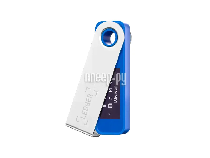 Аппаратный криптокошелек Ledger Nano S Plus Blue