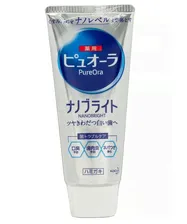Зубная паста КAO Medicinal PureOra Nano Bright отбеливающая с нано-частицами мятная 115 г.