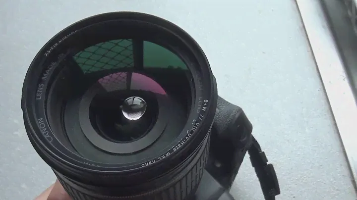 B+W XS Pro DIGITAL 77mm 010 UV Haze MRC nano water drop test