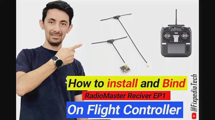 How to install and bind Radiomaster EP1 receiver on Flight controller