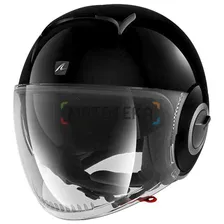 Шлем мото открытый SHARK (Шарк) NANO BLANK Black S