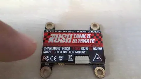 RUSH TANK II V2 Ultimate 5.8G 48CH Raceband PIT/25/200/500/800mW Switchable 2-8S VTX FPV Transmitter