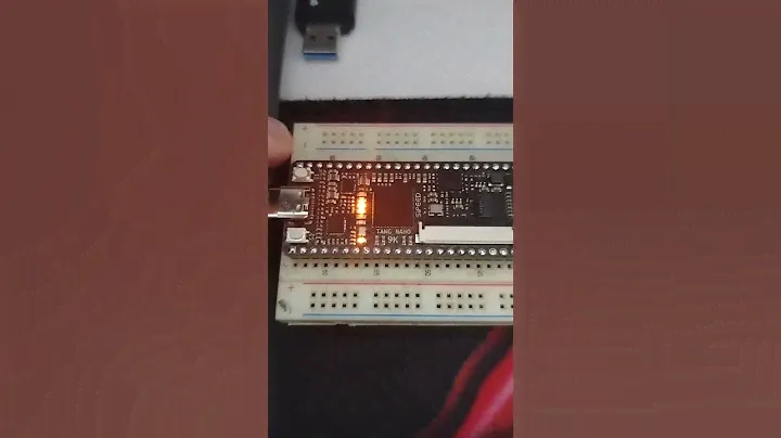 Knight rider effect on Tang Nano 9k Gowin FPGA demo board
