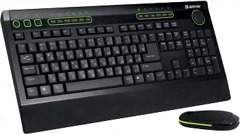 Клавиатура и мышь Defender I-Space 875 Nano-0