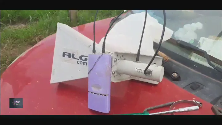 Fazendo manutenção no repetidor | trocando AP Won para Rocket M5 com antena corneta ALGcom