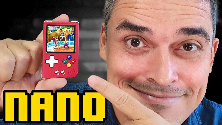 O Menor Micro Retro Portátil  do Mercado - Anbernic RG Nano
