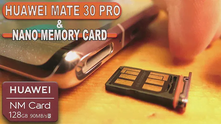 Huawei Mate 30 Pro & Nano Memory Card (How to Insert, Speed Test, X ray photos)