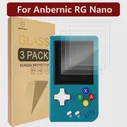 Mr.Shield [3 упаковки] Защитная пленка для экрана Anbernic RG Nano [Закаленное стекло] [Японское стекло твердостью 9H] Защитная пленка для экрана