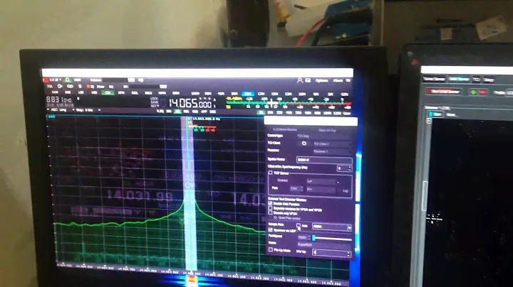 ICOM IC-7700/sdr inside. Colibri NANO