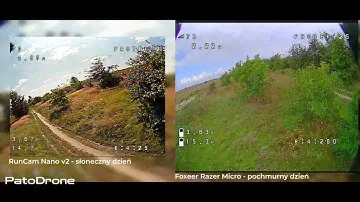 protek25 Runcam Nano 2 vs Foxeer Razer micro | PatoDrone