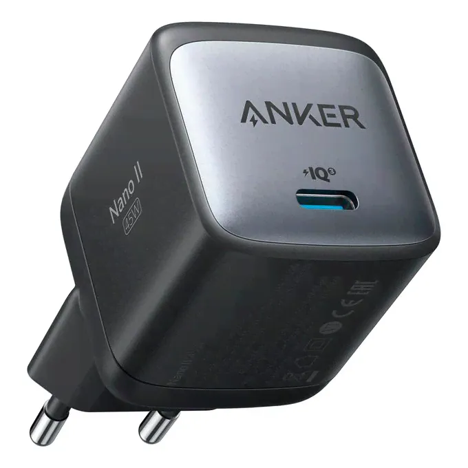Сетевое зарядное устройство Anker PowerPort Nano II GaN 65W A2663 Black-0