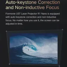 Лазерный мини-проектор для фильма Formovie R1 Nano 1080P, 1200Ansi-люмен (art.: 3920c263ba10e)