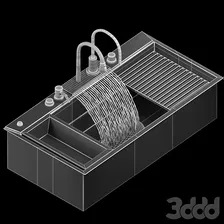 Nano Step Kitchen Sink - Мойка - 3D модель