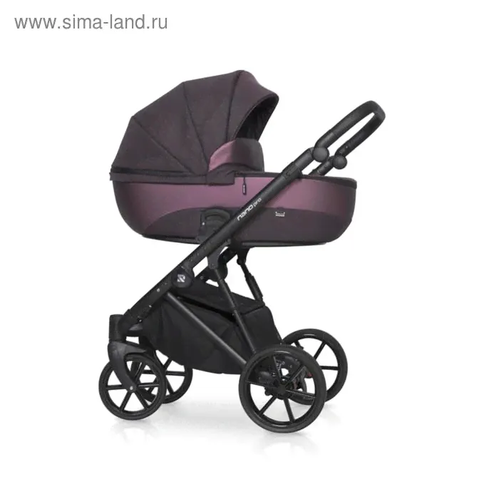 Коляска 3 в 1 Riko Nano Pro, цвет plum-0