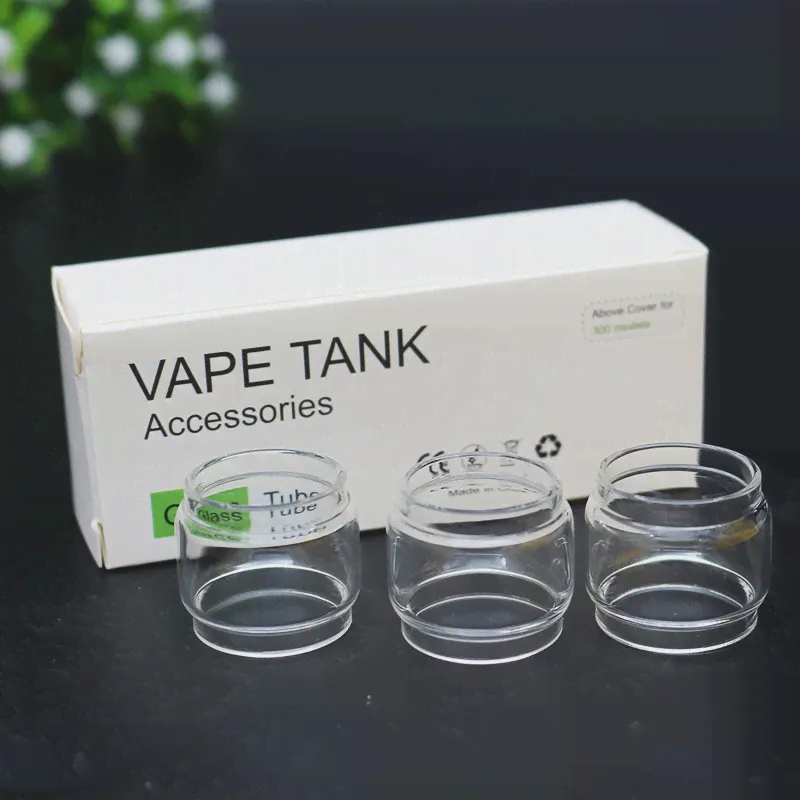 🛍 Стекло пузырьковое Прозрачное Для zeus RTA dual x cerberus x mesh nano z max alpha subohm, 3 шт.кор.-4
