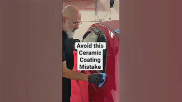 Don’t do this when applying a ceramic coating