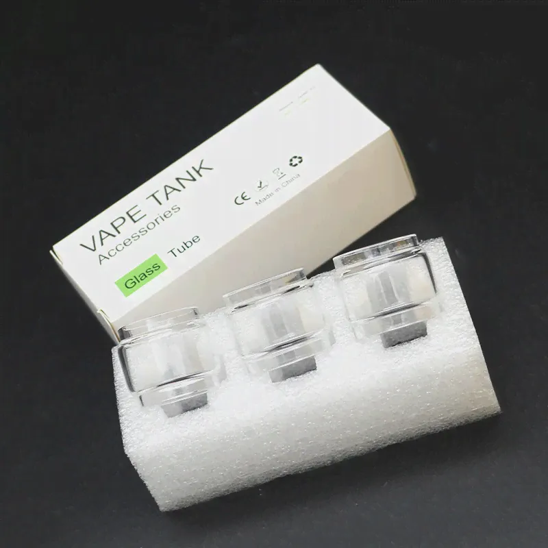 🛍 Стекло пузырьковое Прозрачное Для zeus RTA dual x cerberus x mesh nano z max alpha subohm, 3 шт.кор.-0