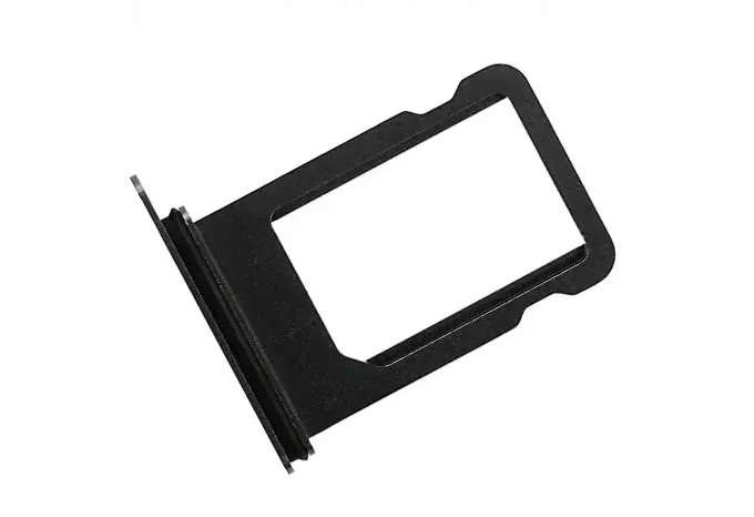 Сим-лоток (Nano Sim Card Tray) для Nano сим карты для iPhone X чёрный-0