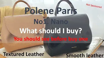 [POLENE] Number one Nano comparison of textured & smooth leather. What to buy? 폴렌느 텍스쳐드 VS 스무드 가죽 비교
