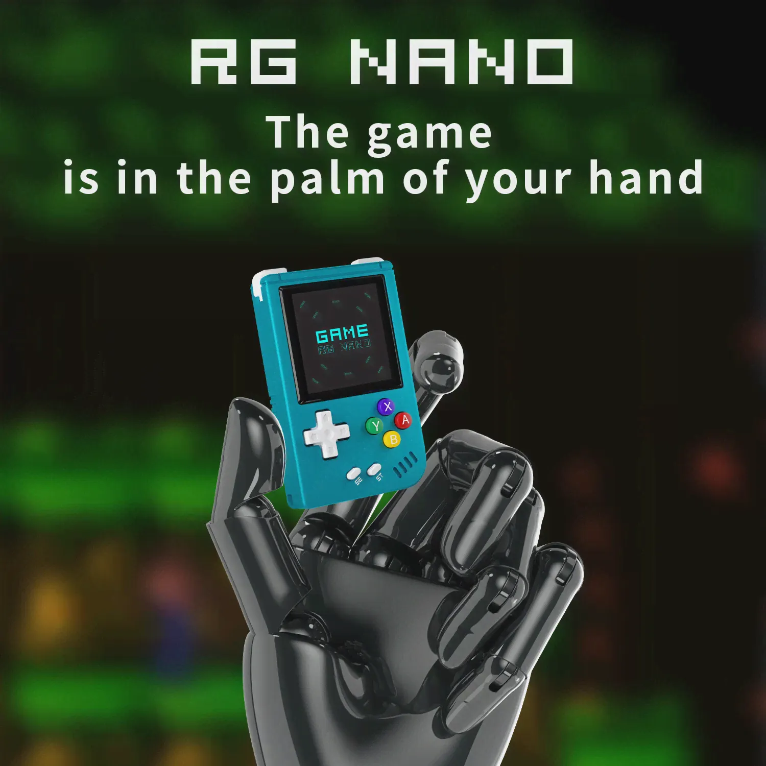 Портативная игровая консоль ANBERNIC RG Nano Mini с 1,54-дюймовым IPS экраном, система Linux, Классический портативный плеер, подарок для детей