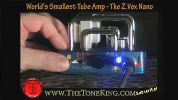 World's Smallest TUBE Amplifier - The Z.Vex Nano Guitar Amp
