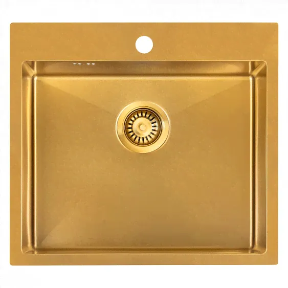 Кухонная мойка ZORG ZRN 5055 Nano PVD Gold (14 212 руб.) - купить с доставкой в Москве и регионах России | Эталон БТ