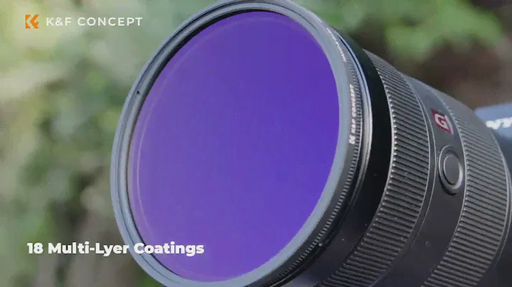 K&F Concept Nano-K Filtro ND Variabile 82mm ND2 ND400 (1-9 stop)