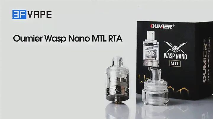 Oumier Wasp Nano MTL RTA with PCTG Inner Cap