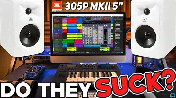 DO THEY SUCK? JBL 305P MKII 5" POWERED STUDIO MONITORS