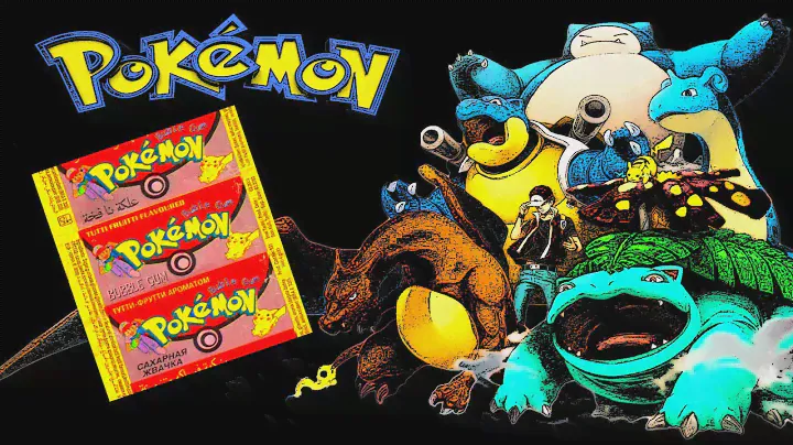 Pokemon bubble gum. Жвачка, открываем! Что внутри!?