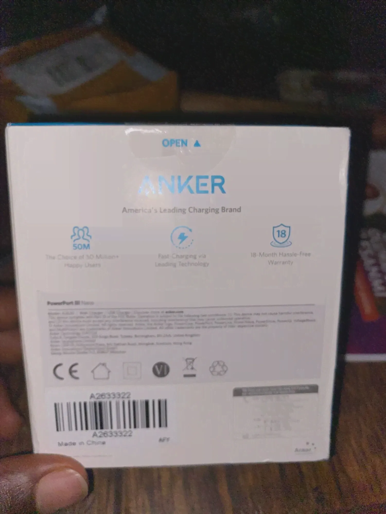 🛍 Зарядное устройство Anker Nano 20 Вт для iPhone, PowerPort III PIQ 3,0, долговечное компактное быстрое зарядное устройство, стандартное зарядное устройство для iPhone 12 серии-4