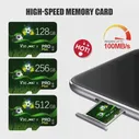 Nano SD Carad 128 ГБ A2 V30 Карта памяти 512 ГБ Флэш-карта памяти 256 ГБ Флэш-карта TF Адаптер для телефона Android/видеорегистратор для приборной панели /Камера