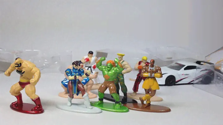 Фигурки Street Fighter Nano Metalfigs из серии Jada Toys из 12 штук