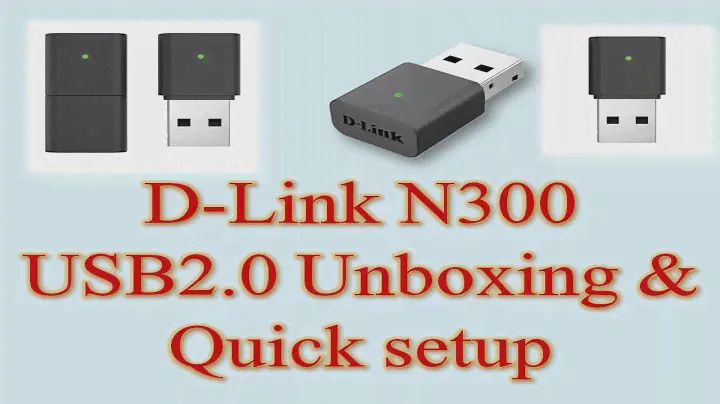 D-Link N300 Nano USB Adapter Unboxing & Quick setup | Computer House | Hindi | ##0100