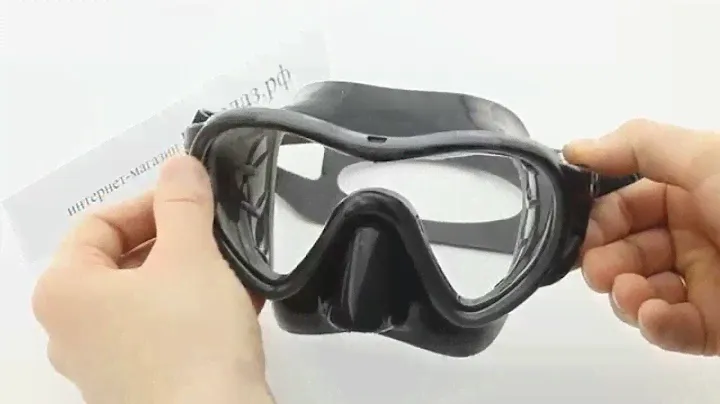 Маска Cressi Pluma Evolution черный силикон